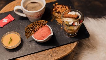 Kaffee und Dessert